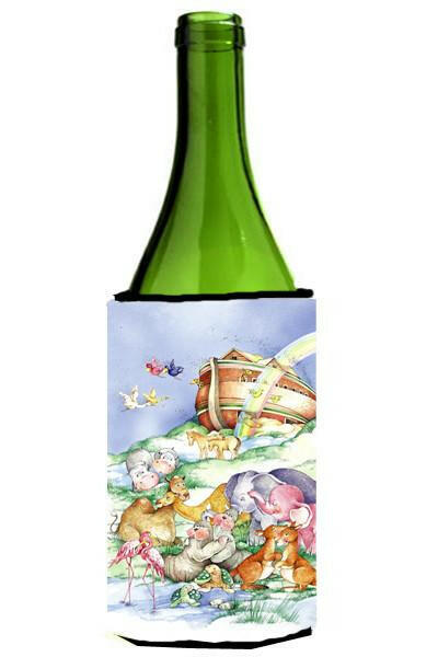 Noah&#39;s Ark  Wine Bottle Beverage Insulator Hugger APH0229LITERK by Caroline&#39;s Treasures