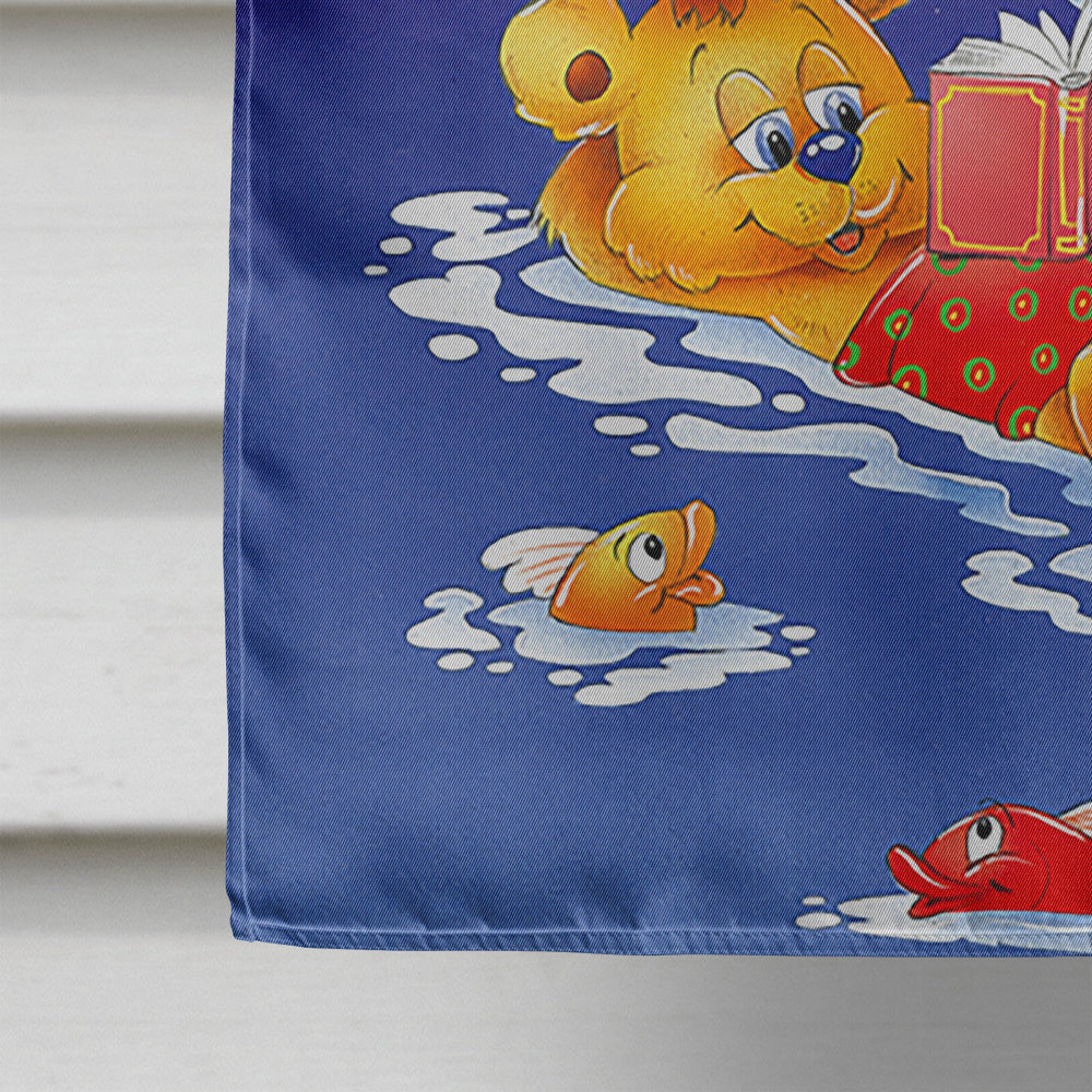 Teddy Bears Swimming and Diving Flag Canvas House Size APH0240CHF
