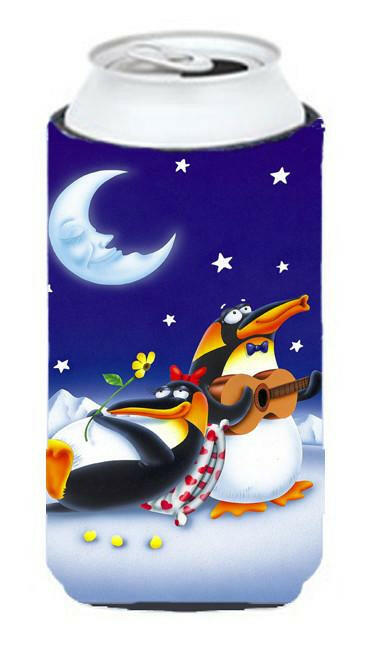 Music under the Moon Penguins Tall Boy Beverage Insulator Hugger APH0243TBC by Caroline&#39;s Treasures