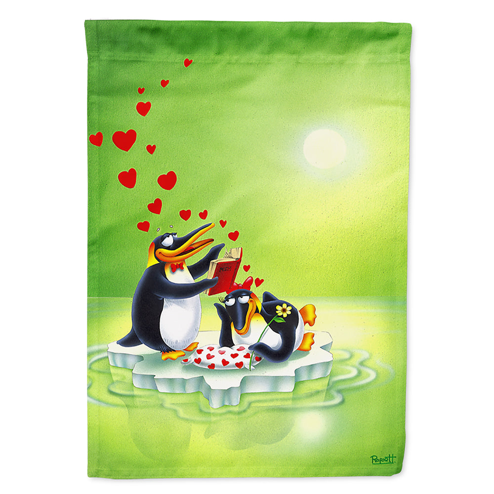 My Love Song Penguins Flag Canvas House Size  the-store.com.