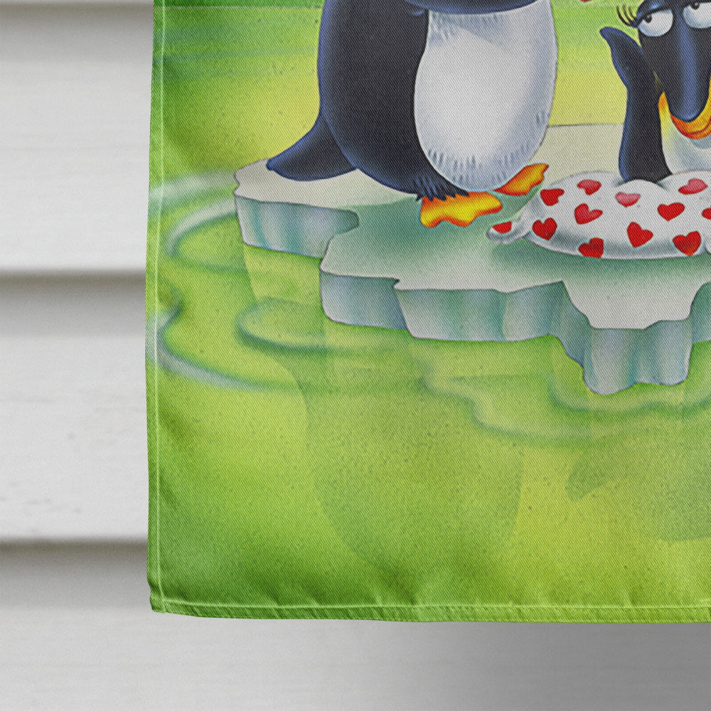 My Love Song Penguins Flag Canvas House Size