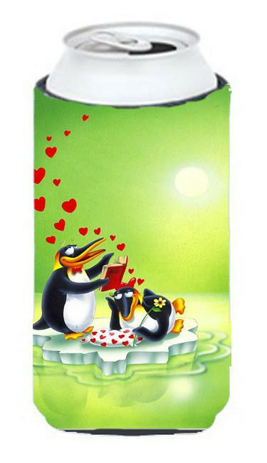 My Love Song Penguins Tall Boy Beverage Insulator Hugger APH0246TBC by Caroline&#39;s Treasures