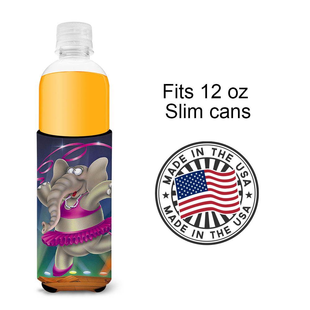 Elephant Ballerina  Ultra Beverage Insulators for slim cans APH0249MUK