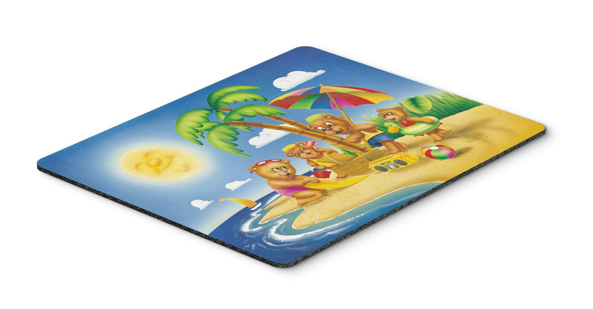 Bears Playing at the Beach Mouse Pad, Hot Pad or Trivet APH0375MP by Caroline&#39;s Treasures