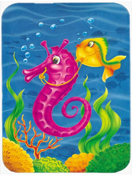 Seahorse Ride Glass Cutting Board Large APH0471LCB by Caroline's Treasures