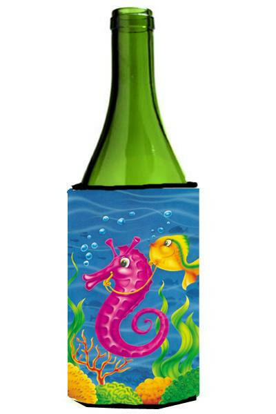 Seahorse Ride Wine Bottle Beverage Insulator Hugger APH0471LITERK by Caroline's Treasures