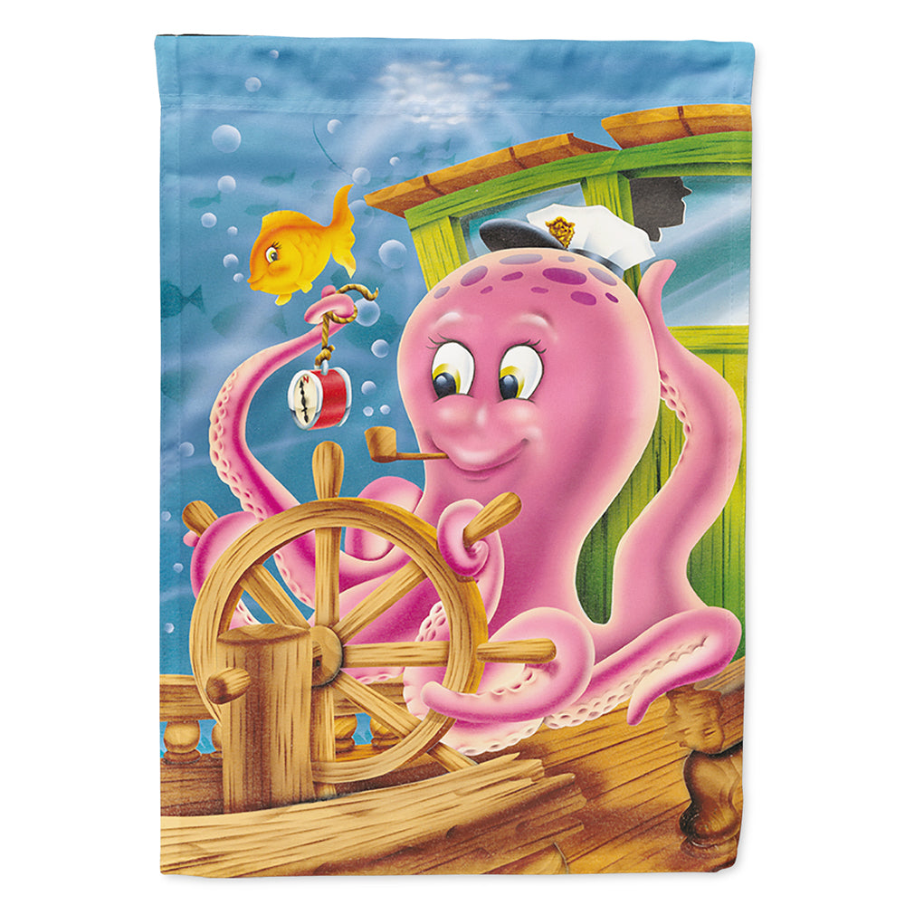 Captain Octopus Flag Canvas House Size APH0472CHF  the-store.com.