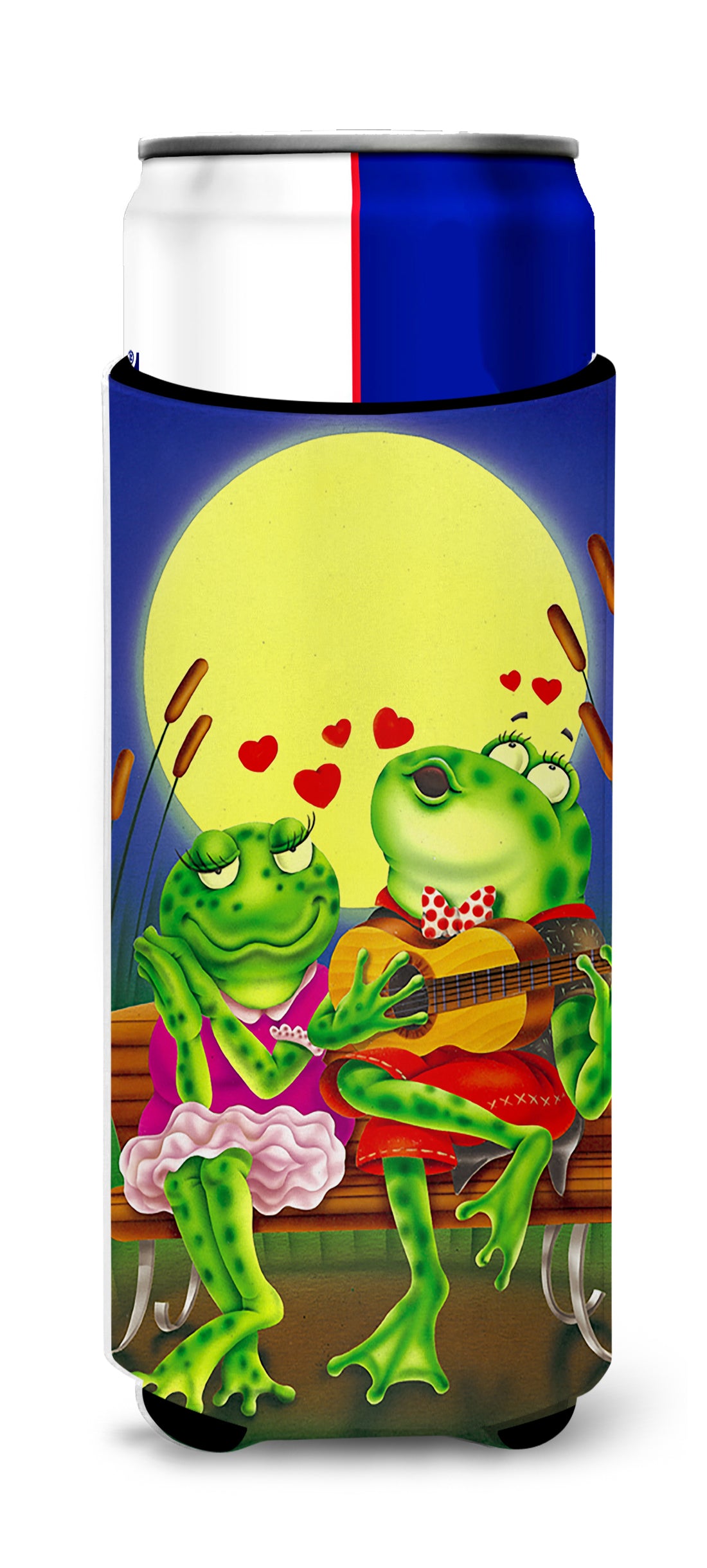 Frog Love Songs  Ultra Beverage Insulators for slim cans APH0522MUK