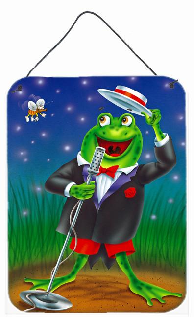 Frog Comedy Routine Wall or Door Hanging Prints APH0523DS1216 by Caroline's Treasures