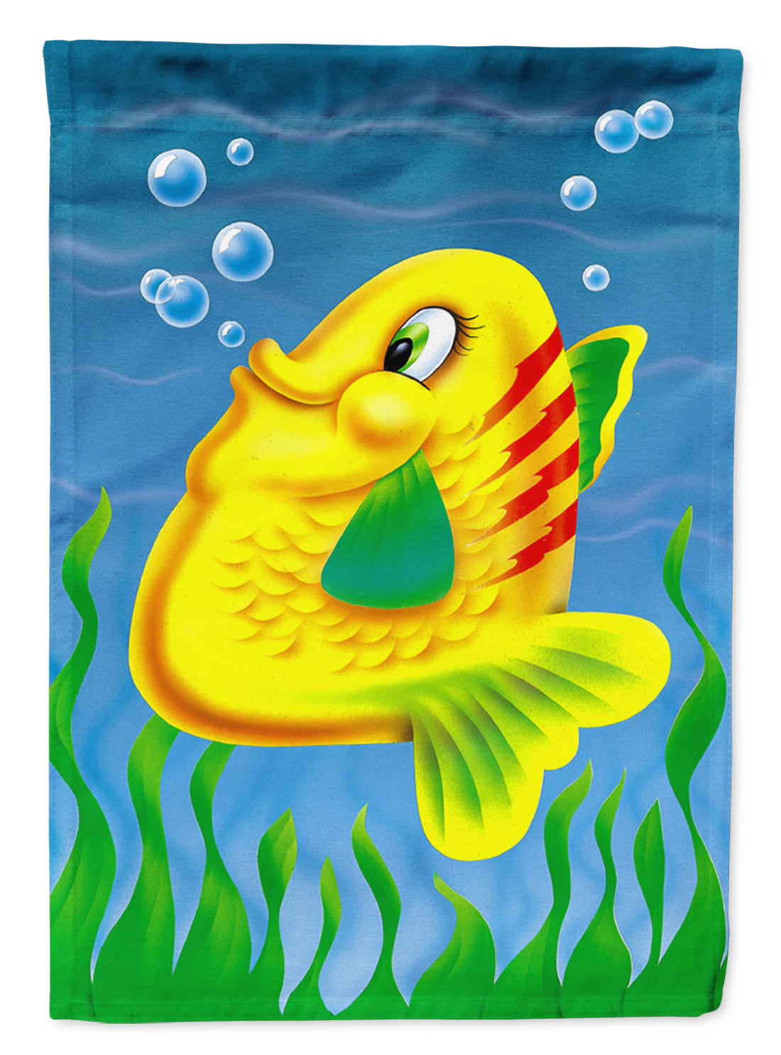 Yellow Fish Flag Garden Size  the-store.com.