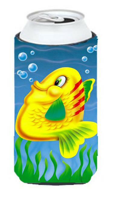 Yellow Fish Tall Boy Beverage Insulator Hugger APH0527TBC by Caroline's Treasures