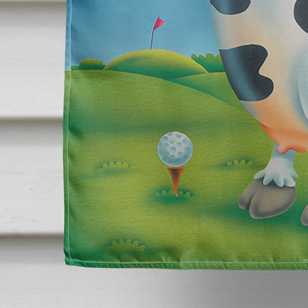 Cow playing Golf Flag Canvas House Size APH0535CHF