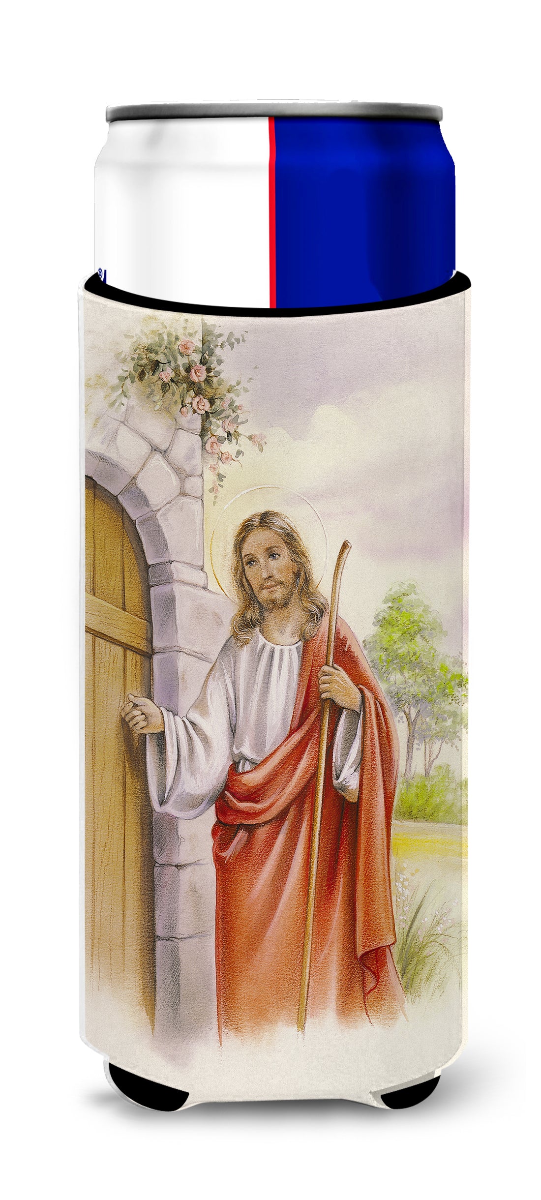 Jésus frappe à la porte Michelob Ultra Hugger pour canettes minces APH0922MUK