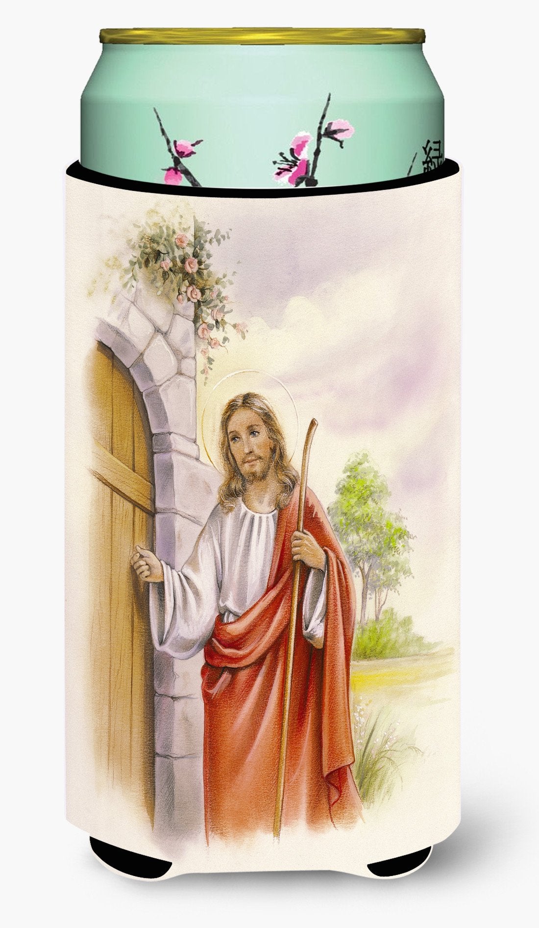 Jesus Knocking at the Door Tall Boy Beverage Insulator Hugger APH0922TBC by Caroline&#39;s Treasures