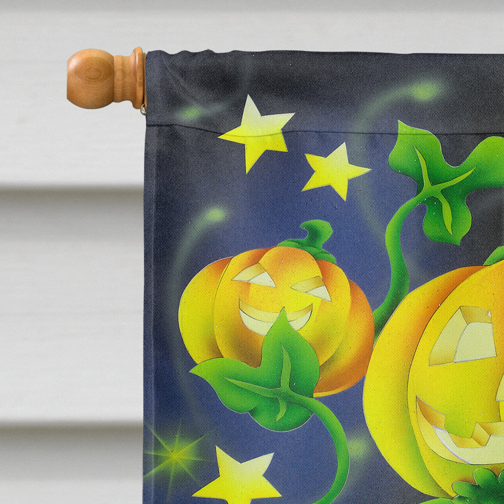 Scary Ghosts and Halloween Trick or Treaters Flag Canvas House Size APH0933CHF  the-store.com.