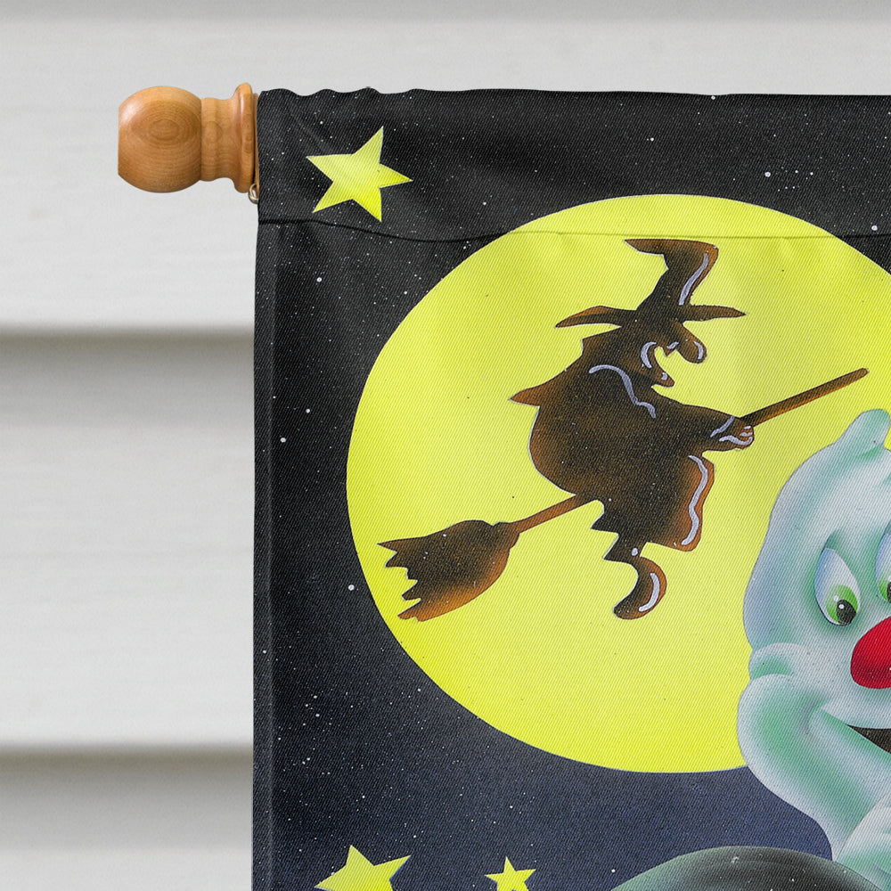 Halloween with Dracula and Frankenstein Flag Canvas House Size APH0935CHF  the-store.com.