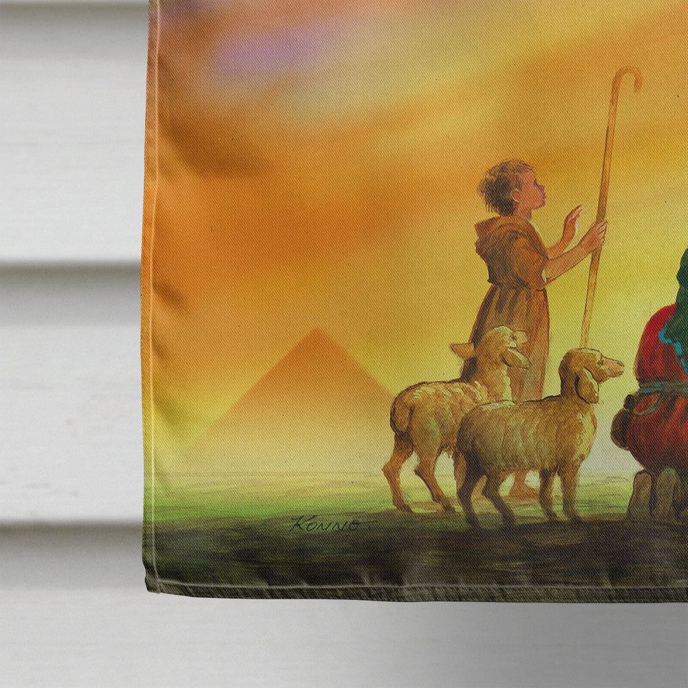 Shepherds being guided Christmas Flag Canvas House Size APH0939CHF