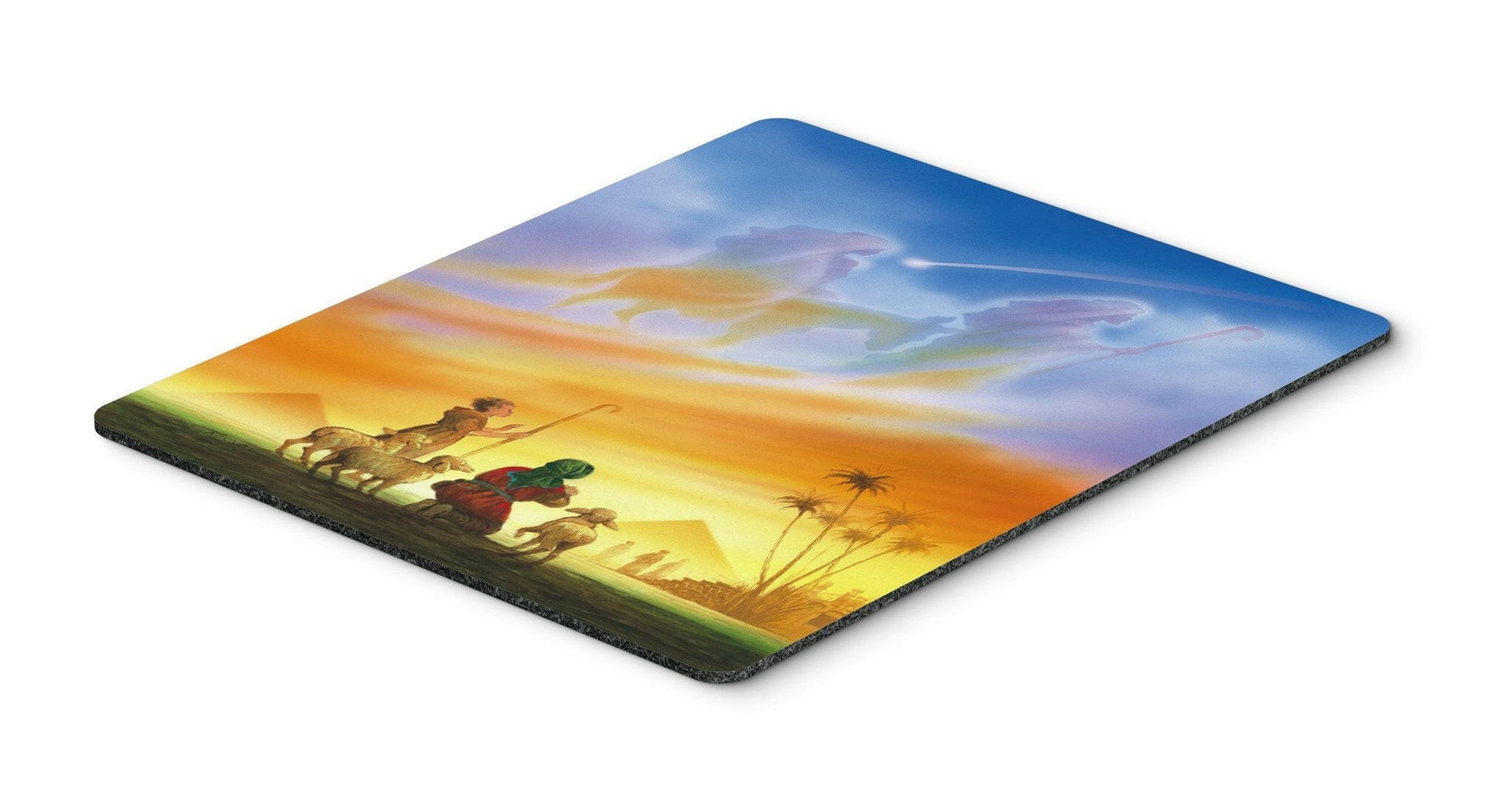 Shepherds being guided Christmas Mouse Pad, Hot Pad or Trivet APH0939MP by Caroline's Treasures