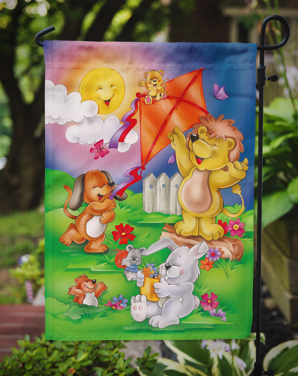 Play Time Animals Flag Garden Size APH0975GF  the-store.com.