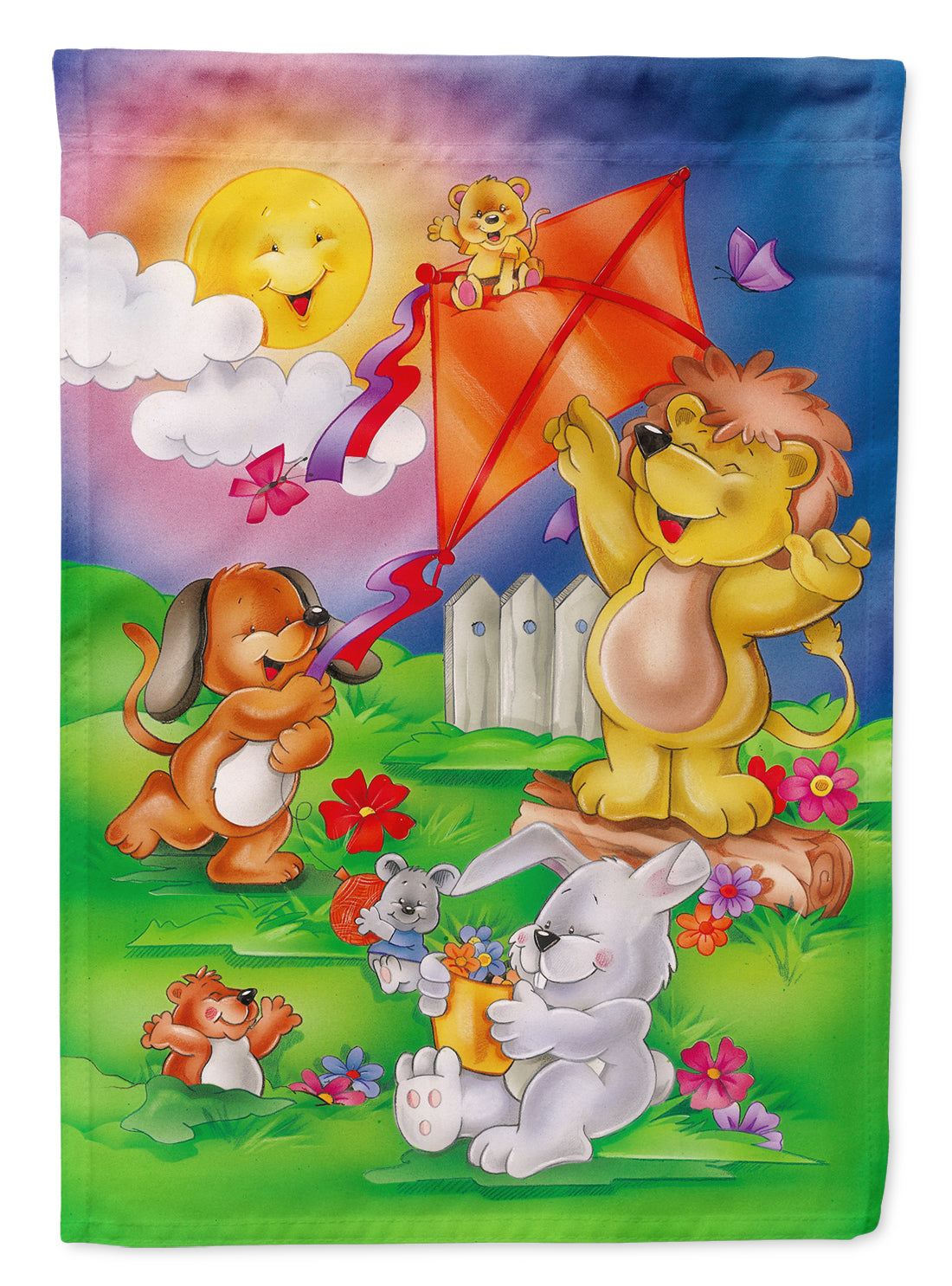Play Time Animals Flag Garden Size APH0975GF  the-store.com.