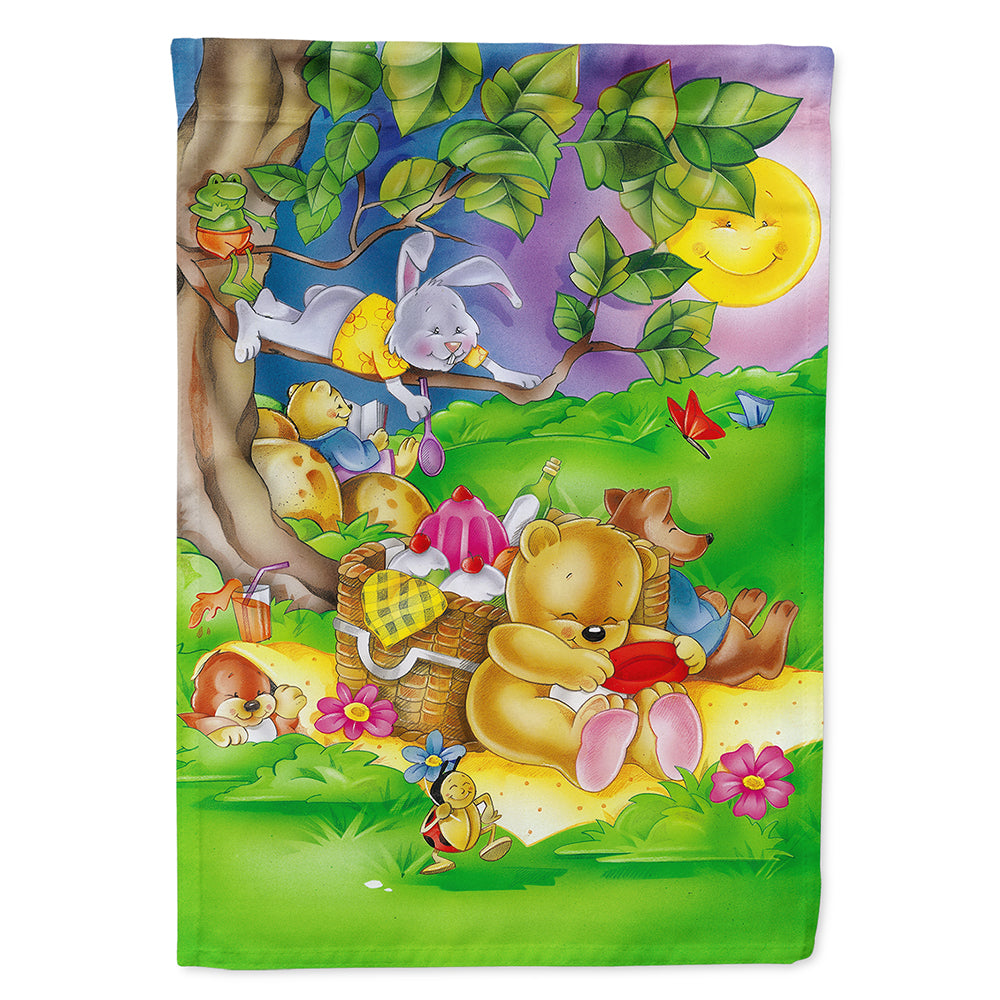 Picnic Time Animals Flag Canvas House Size APH0976CHF