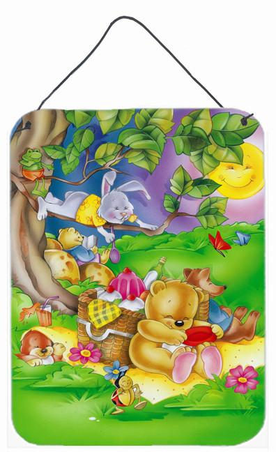 Picnic Time Animals Wall or Door Hanging Prints APH0976DS1216 by Caroline&#39;s Treasures