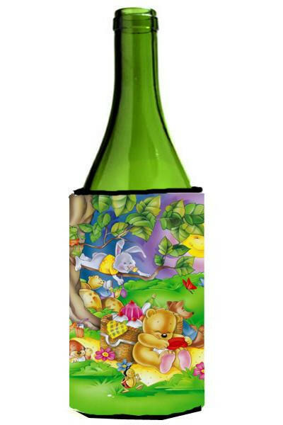 Picnic Time Animals Wine Bottle Beverage Insulator Hugger APH0976LITERK by Caroline&#39;s Treasures