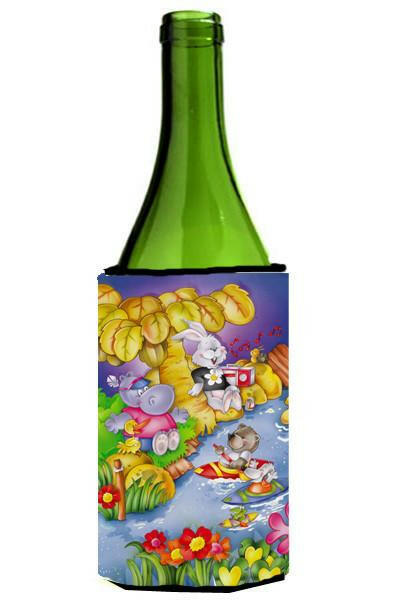 Animals Kayaking Wine Bottle Beverage Insulator Hugger APH0978LITERK by Caroline's Treasures