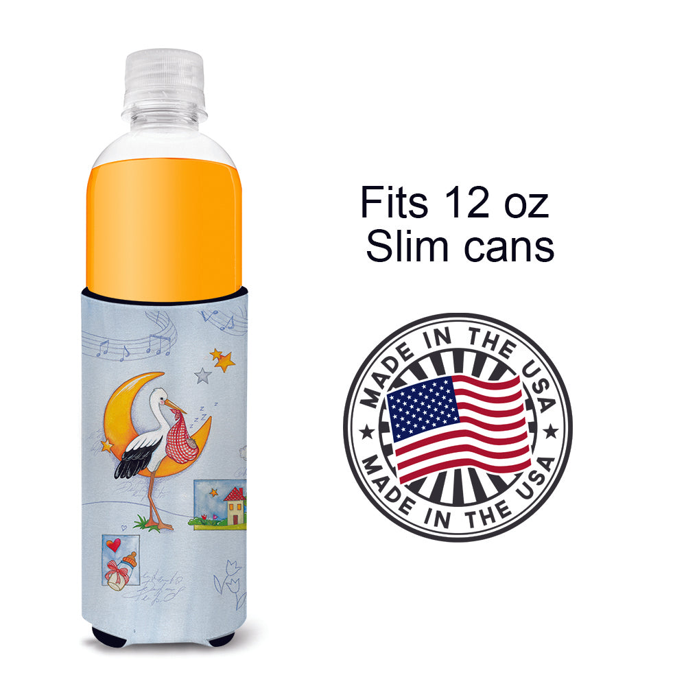 Expecting Stork bringing Baby  Ultra Beverage Insulators for slim cans APH1017MUK  the-store.com.