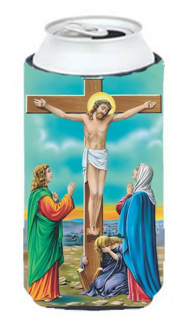 Jesus on the Cross Crucifixion Tall Boy Beverage Insulator Hugger APH1307TBC by Caroline's Treasures