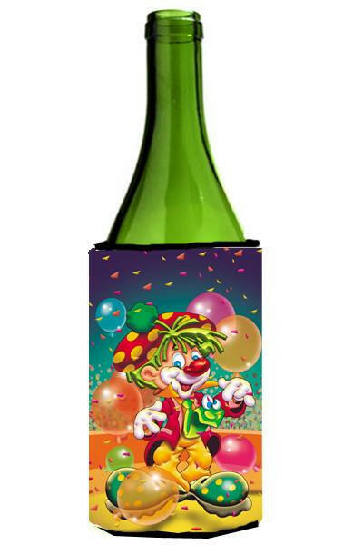 Happy Birthday Clown Wine Bottle Beverage Insulator Hugger APH1662LITERK by Caroline&#39;s Treasures