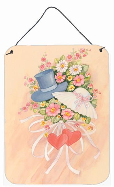 Love Valentine's Day Bouquet Wall or Door Hanging Prints APH2039DS1216 by Caroline's Treasures