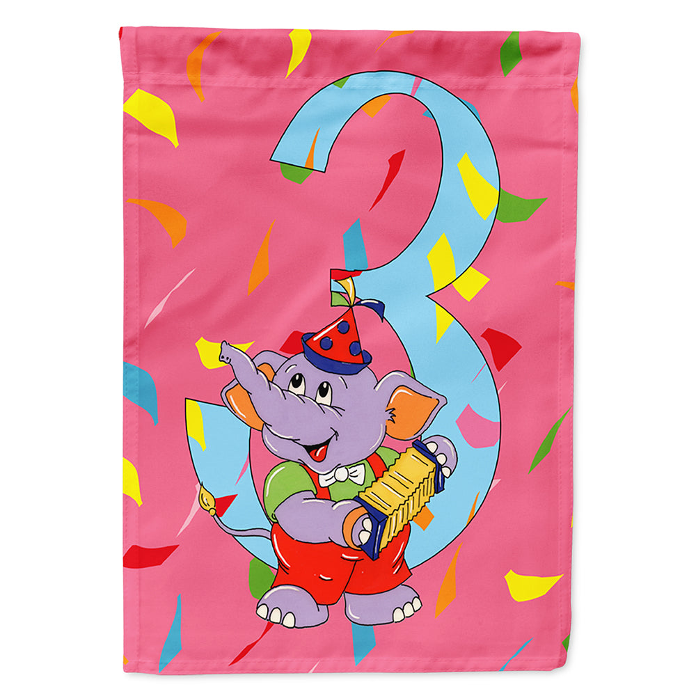 Happy 3rd Birthday Age 3  Flag Canvas House Size APH2160CHF  the-store.com.