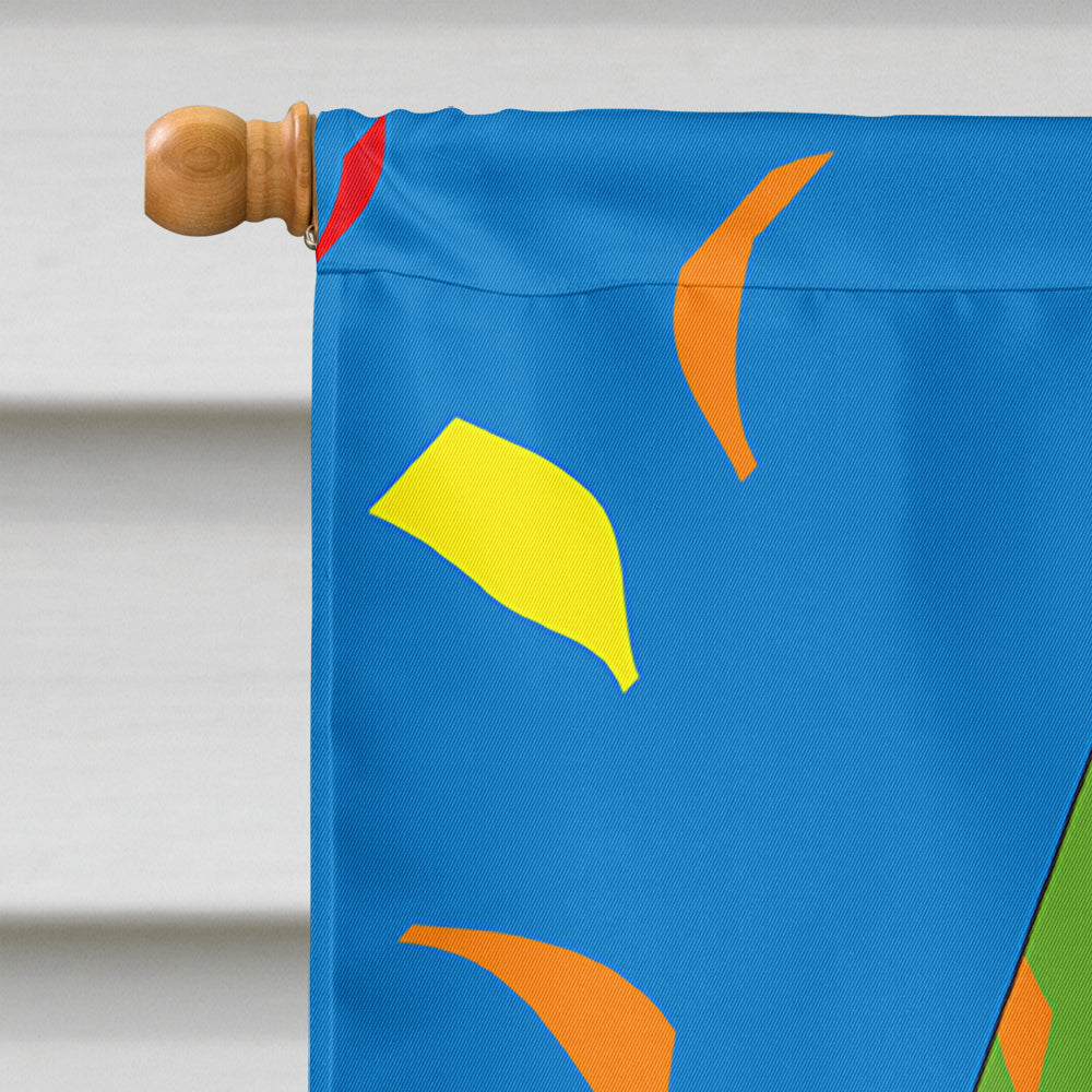 Happy 4th Birthday Age 4 Flag Canvas House Size APH2162CHF