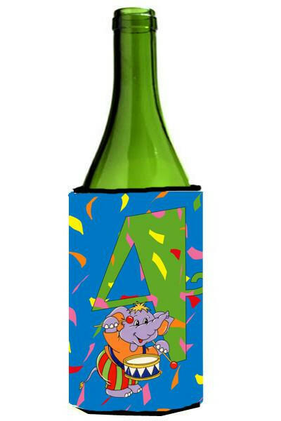 Happy 4th Birthday Age 4 Wine Bottle Beverage Insulator Hugger APH2162LITERK by Caroline&#39;s Treasures