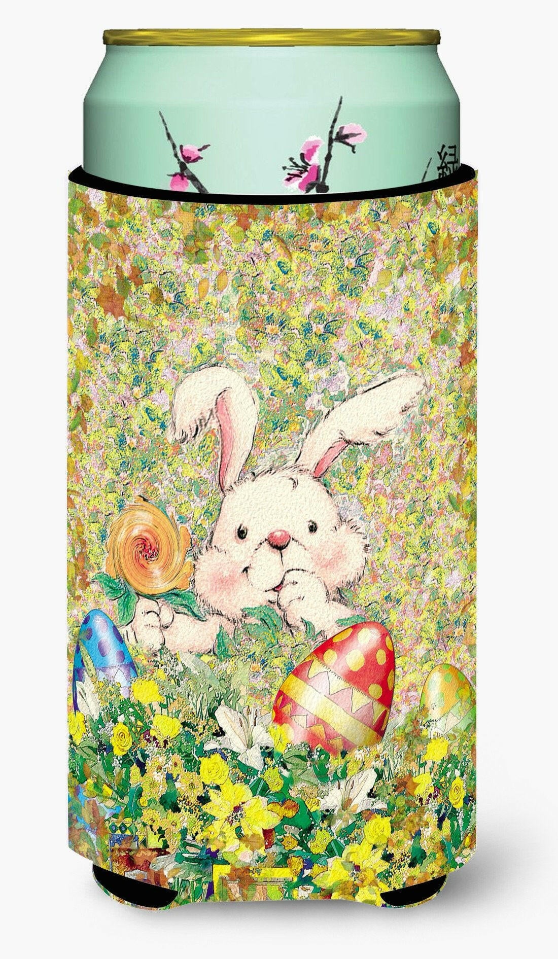 Easter Bunny and Eggs Tall Boy Beverage Insulator Hugger APH2954TBC by Caroline's Treasures