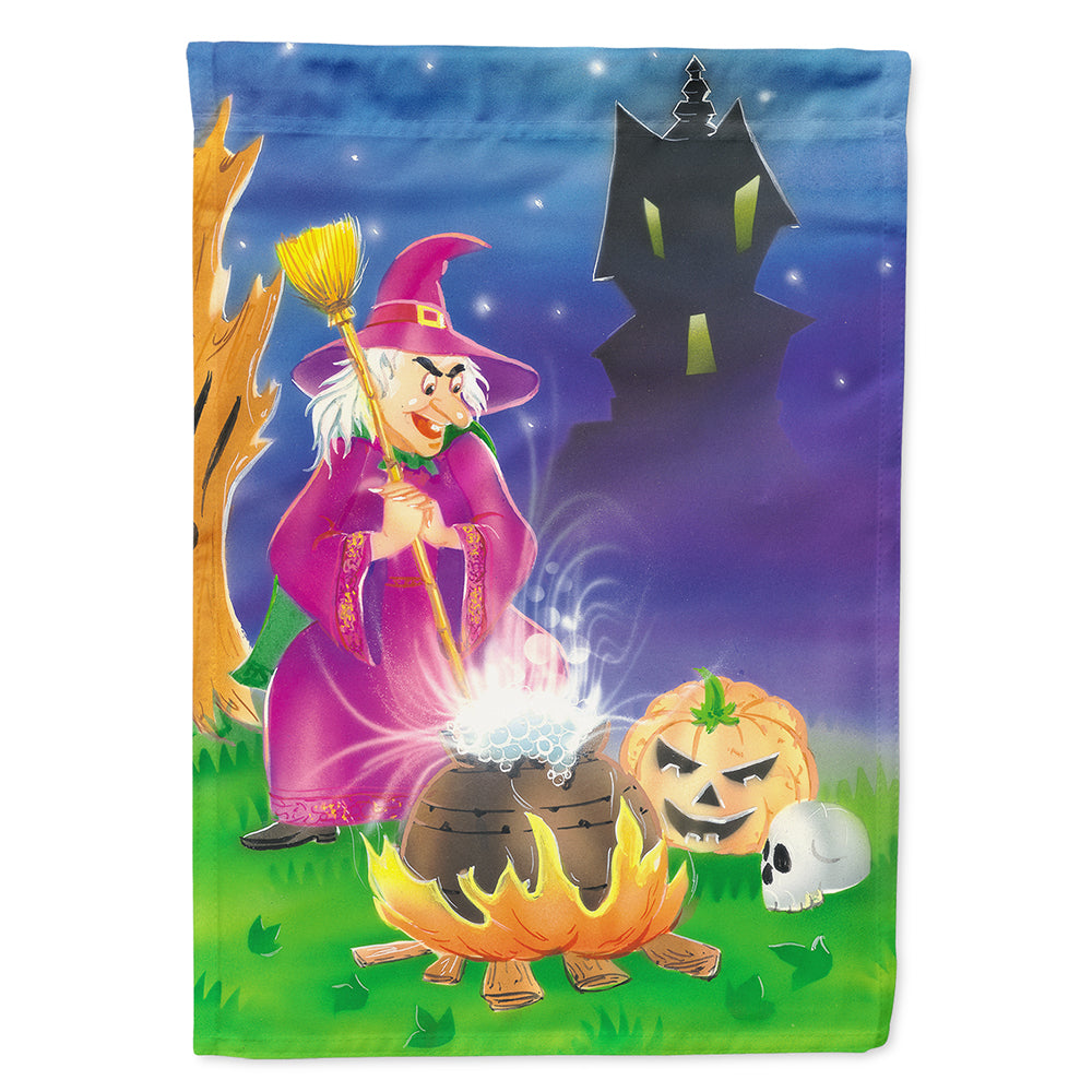 Witch and her Castle Flag Canvas House Size APH2989CHF  the-store.com.