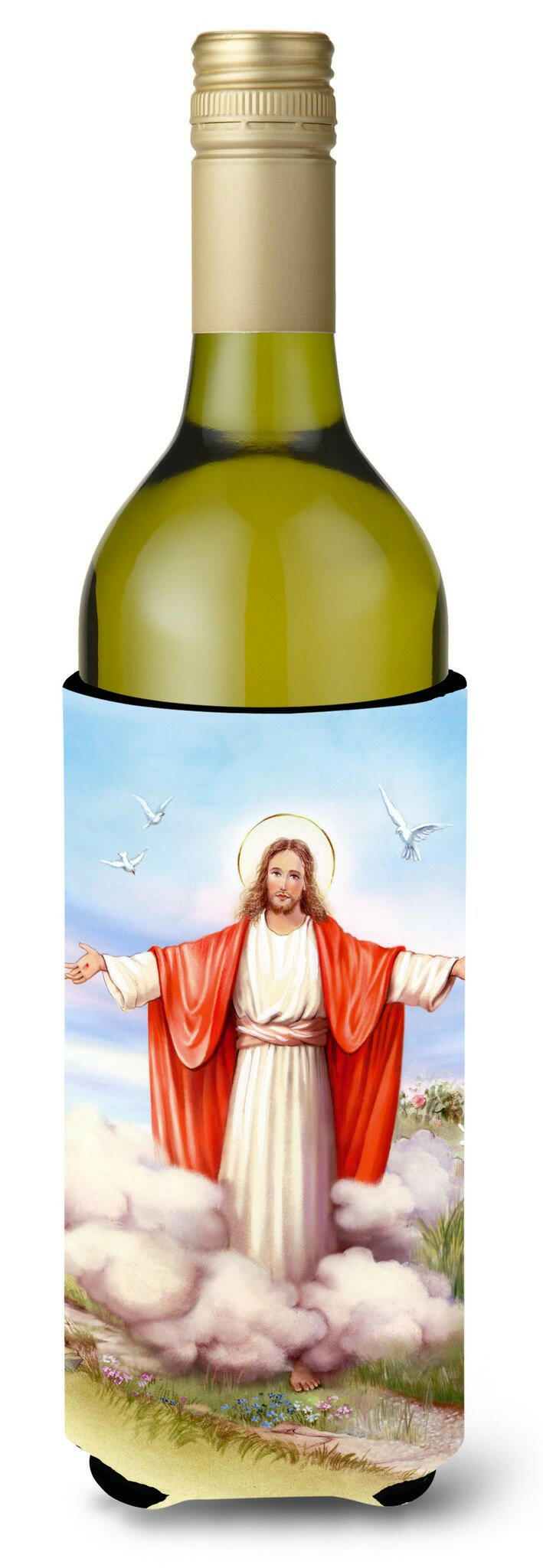 Easter Jesus is Risen Wine Bottle Beverage Insulator Hugger APH3420LITERK by Caroline&#39;s Treasures