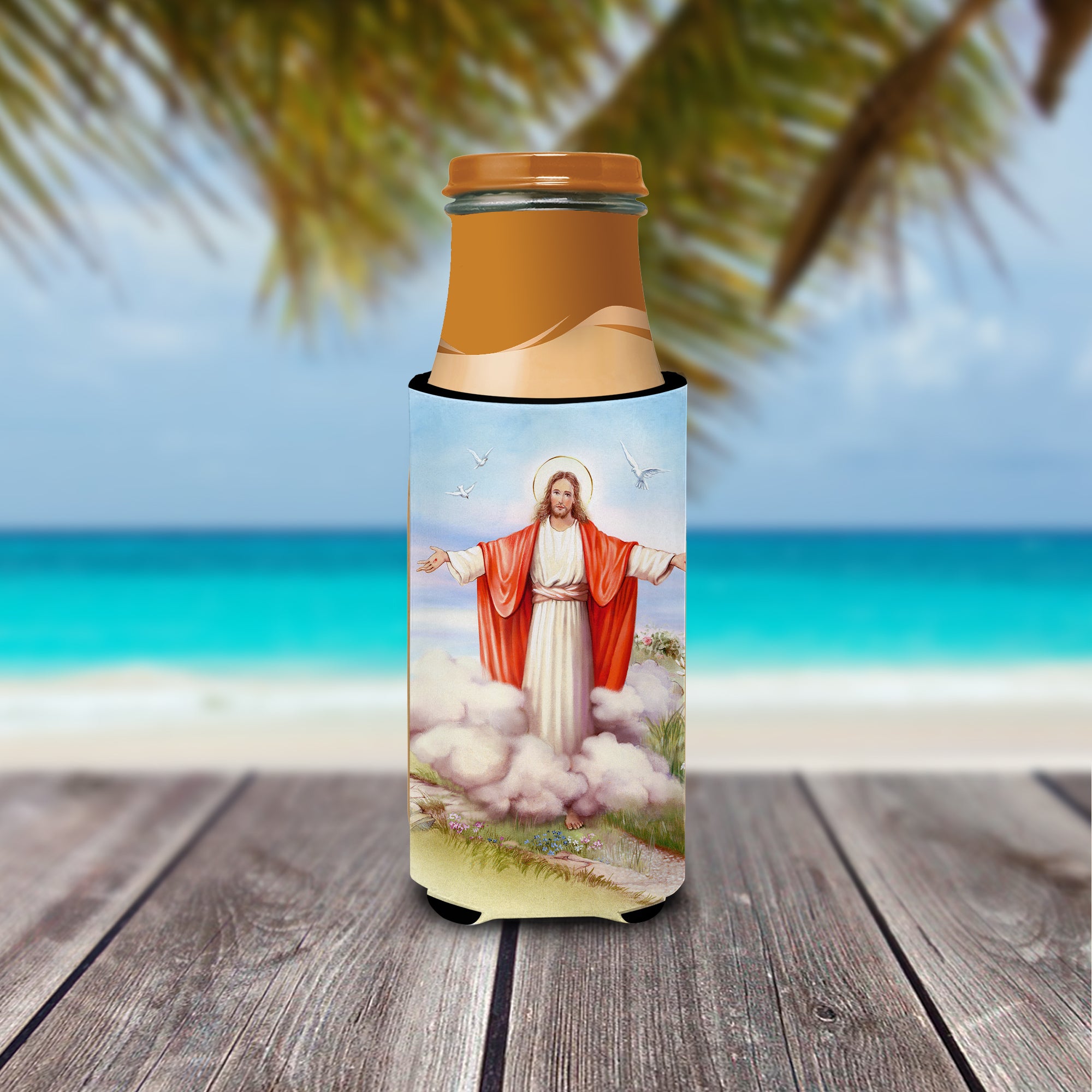 Easter Jesus is Risen Ultra Beverage Insulators for slim cans APH3420MUK  the-store.com.