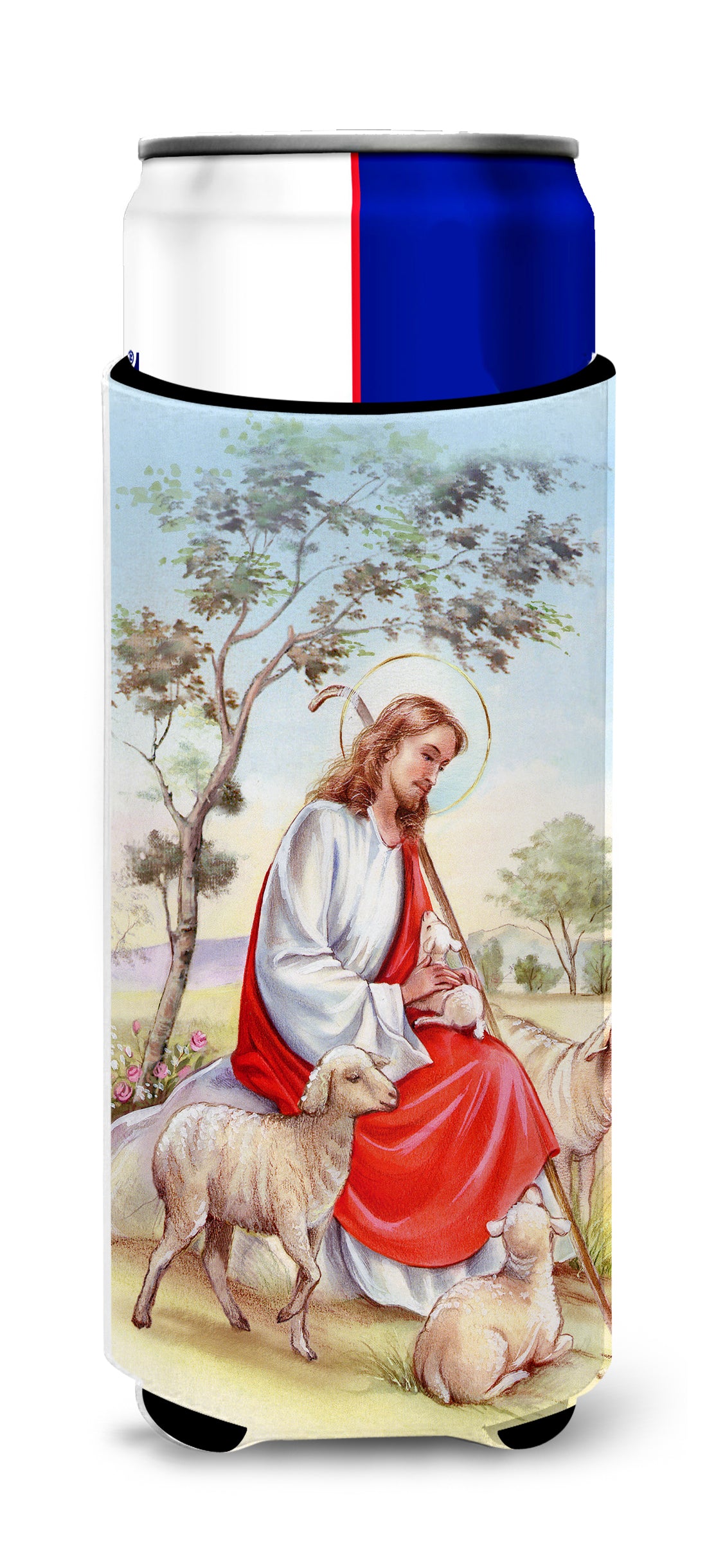 Jesus Holding Lamb  Ultra Hugger for slim cans APH3421MUK  the-store.com.