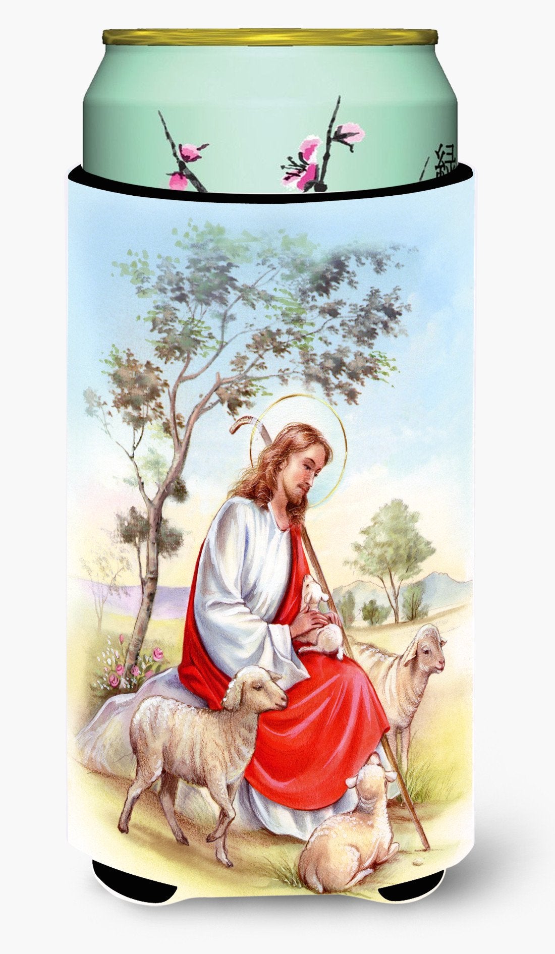 Jesus Holding Lamb Tall Boy Beverage Insulator Hugger APH3421TBC by Caroline&#39;s Treasures