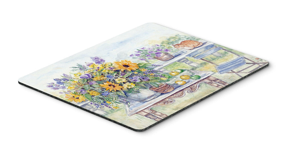 Patio Bouquet of Flowers Mouse Pad, Hot Pad or Trivet APH3566MP by Caroline&#39;s Treasures
