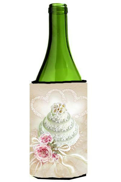 Wedding Cake Wine Bottle Beverage Insulator Hugger APH3648LITERK by Caroline&#39;s Treasures