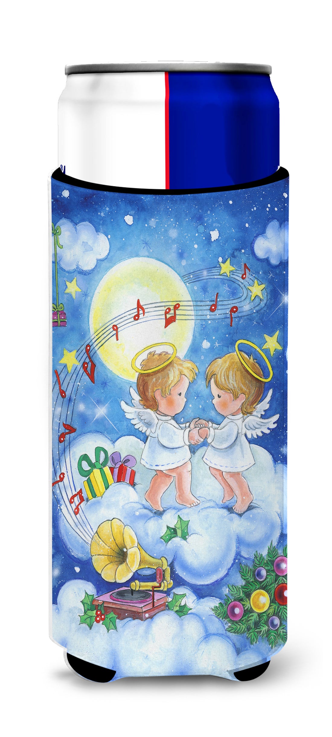 Angels Making Music Together Ultra Beverage Insulators for slim cans APH3790MUK  the-store.com.