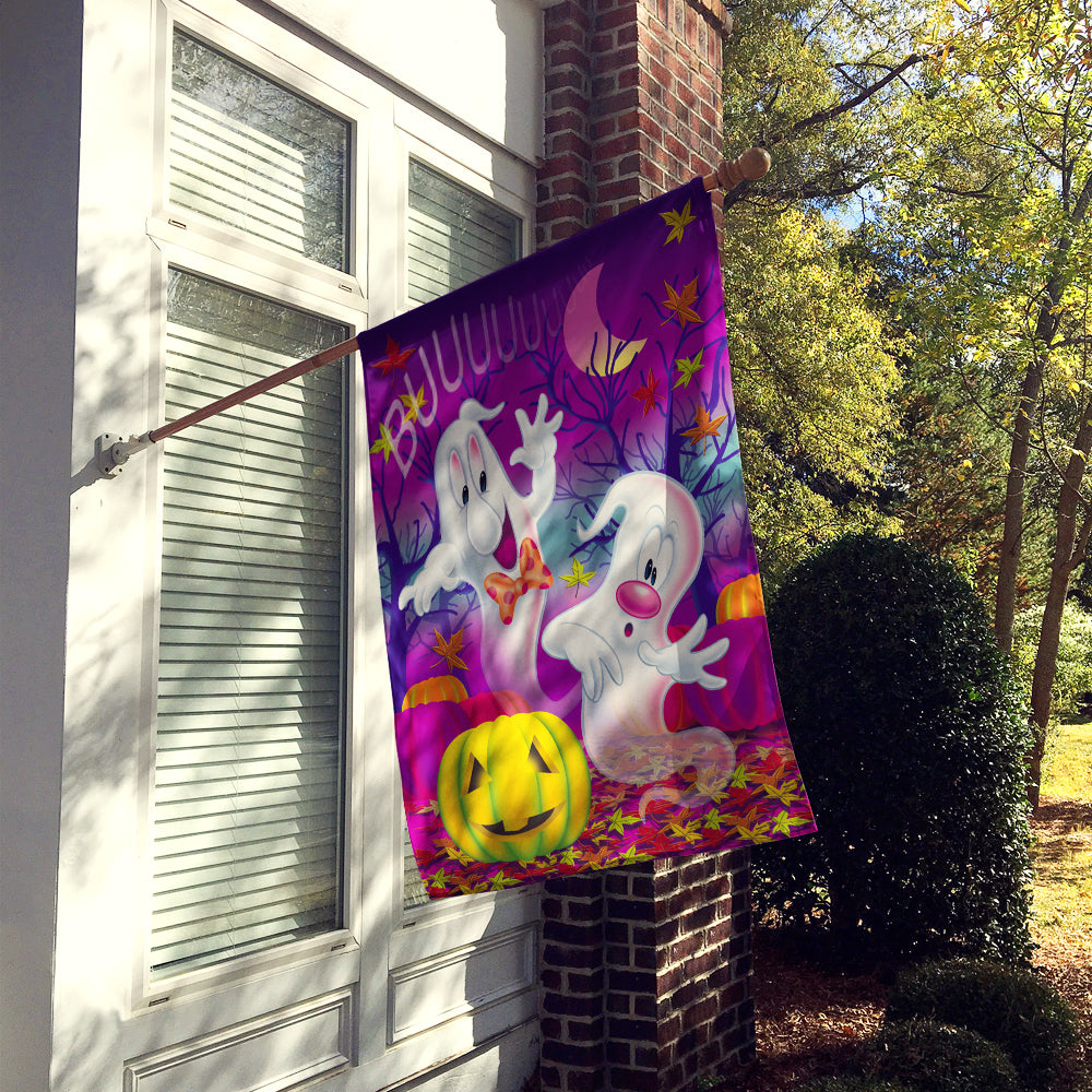 Buuu Ghosts Halloween Flag Canvas House Size APH3798CHF