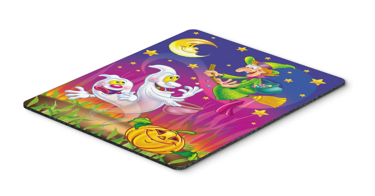 Witch and Ghosts Halloween Mouse Pad, Hot Pad or Trivet APH3799MP by Caroline&#39;s Treasures