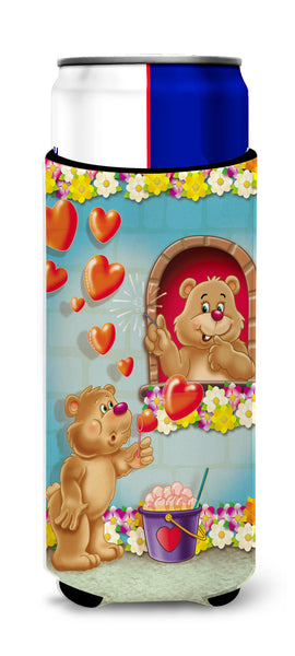 Teddy Bear Romeo and Juliet Love  Ultra Beverage Insulators for slim cans APH3815MUK