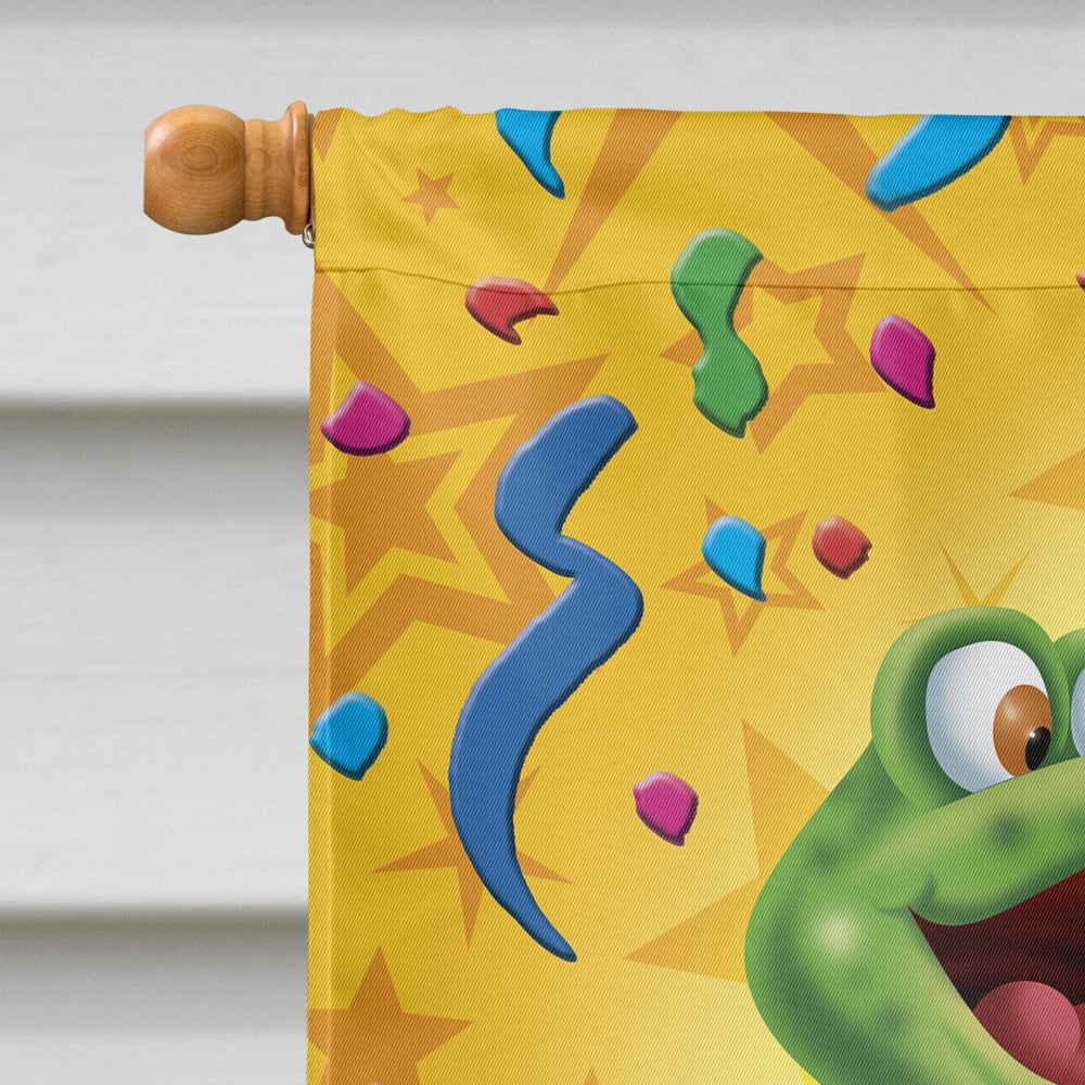 Frog Swing Dancing Flag Canvas House Size APH3874CHF  the-store.com.