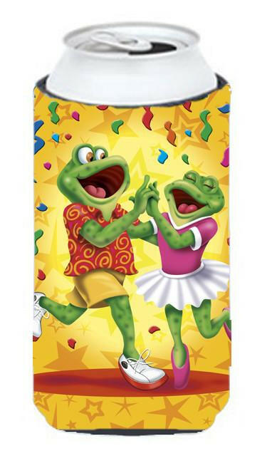 Frog Swing Dancing Tall Boy Beverage Insulator Hugger APH3874TBC by Caroline&#39;s Treasures