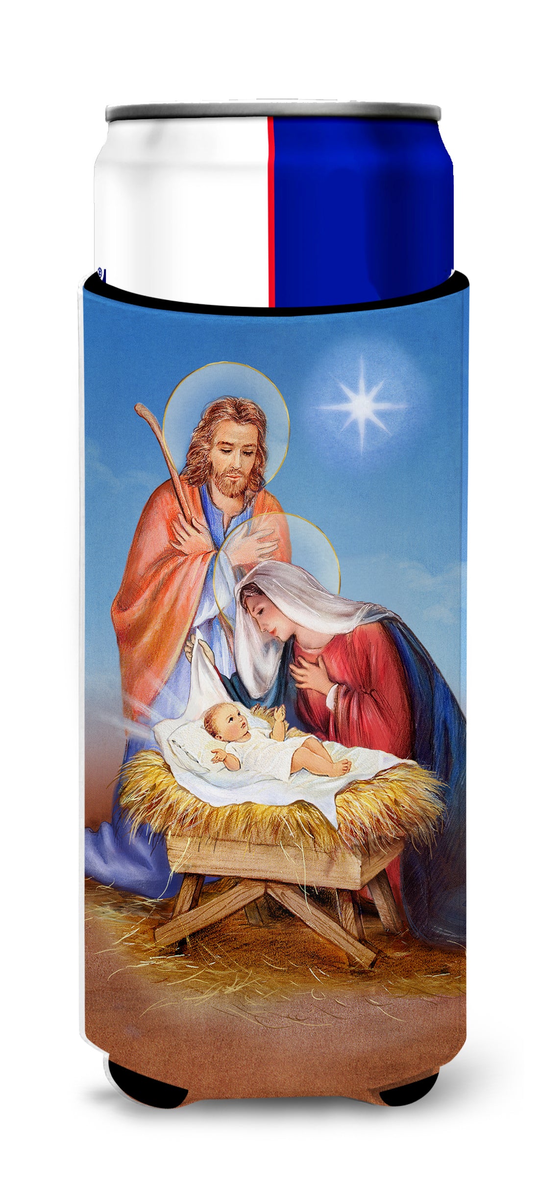 Christmas Nativity Ultra Beverage Insulators for slim cans APH3905MUK  the-store.com.